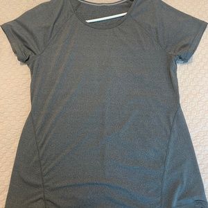 Gray workout tee
